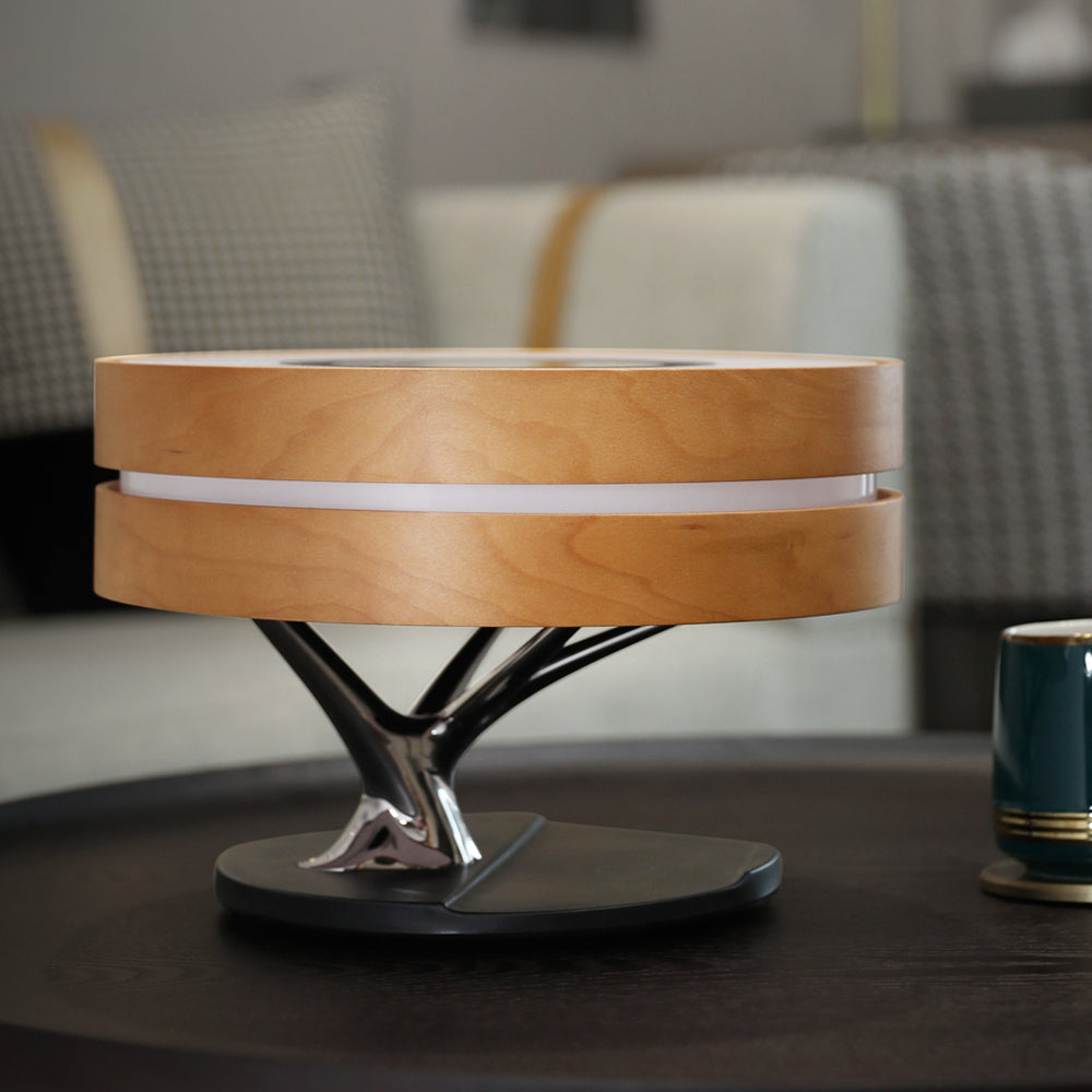 Modern Smart Desk Lamp | LED Speaker With Wireless Charging