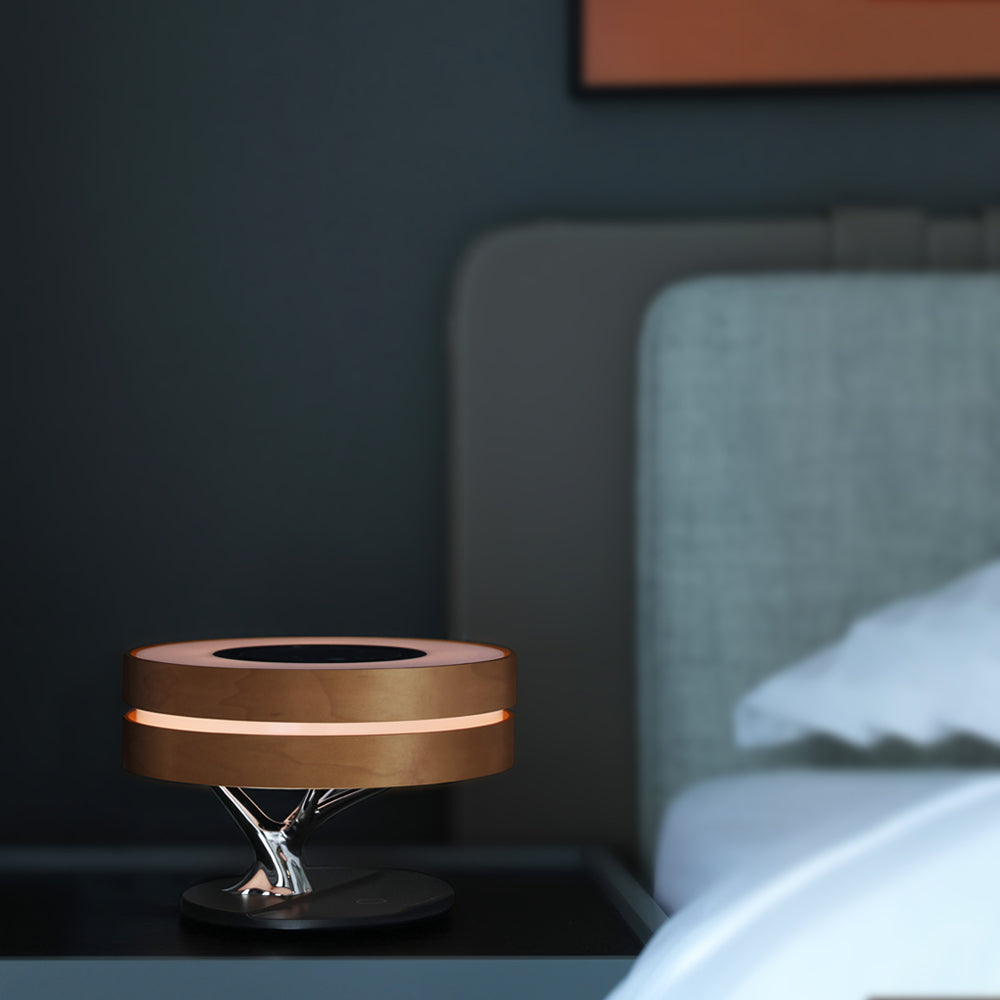 Modern Smart Desk Lamp | LED Speaker With Wireless Charging