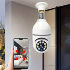 Smart Security Camera Light | HD WiFi Surveillance with Night Vision