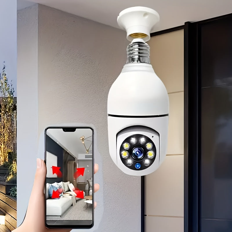 Smart Security Camera Light | HD WiFi Surveillance with Night Vision