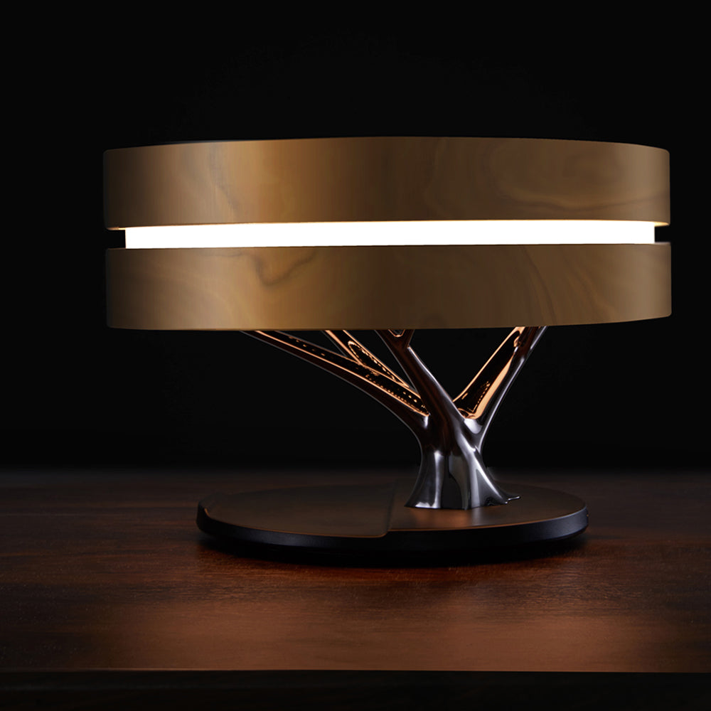Modern Smart Desk Lamp | LED Speaker With Wireless Charging