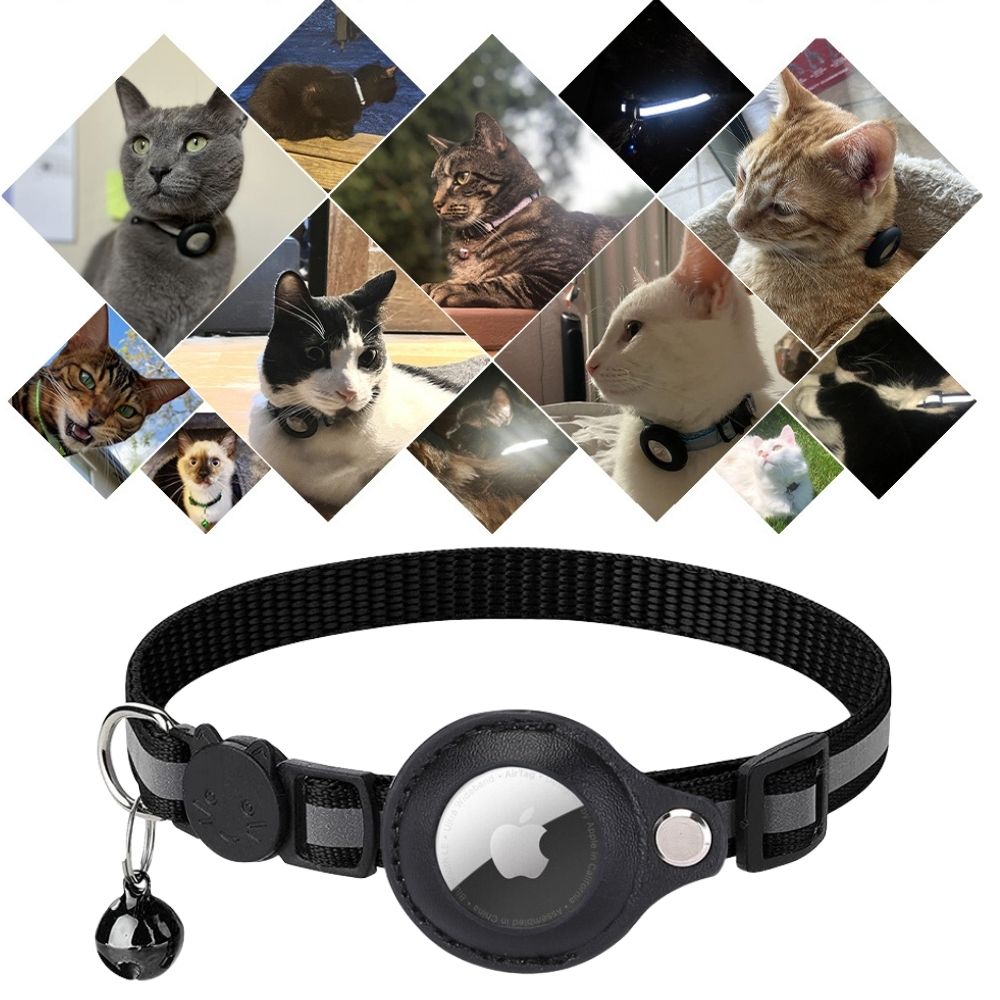 Cat GPS Collar | Reflective Safety Design with Quick Release