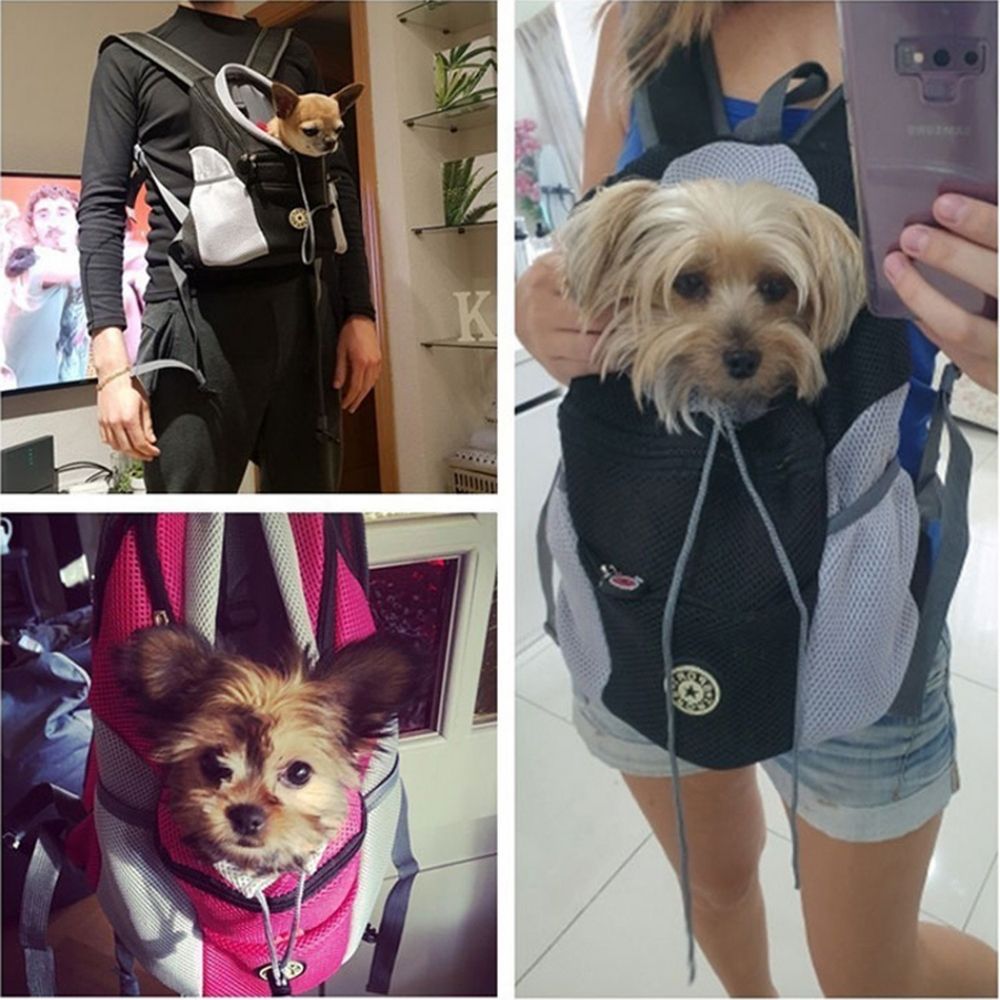 Pet Travel Backpack | Mesh Ventilated Carrier For Small Dogs