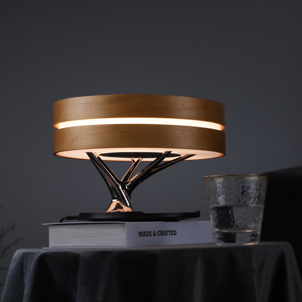 Modern Smart Desk Lamp | LED Speaker With Wireless Charging