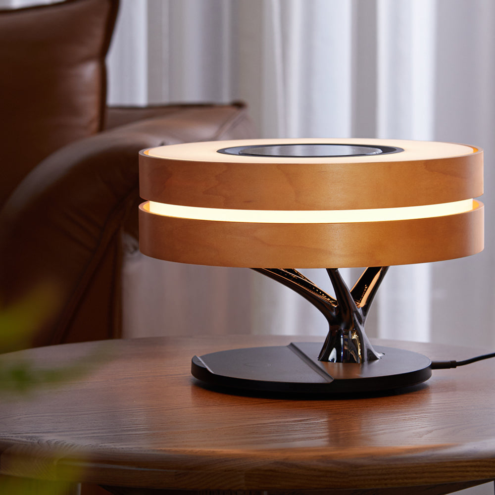 Modern Smart Desk Lamp | LED Speaker With Wireless Charging