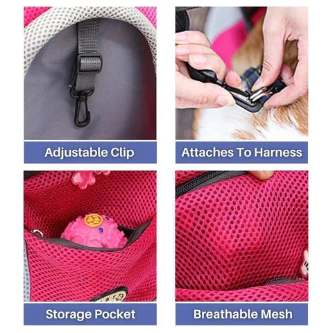 Pet Travel Backpack | Mesh Ventilated Carrier For Small Dogs