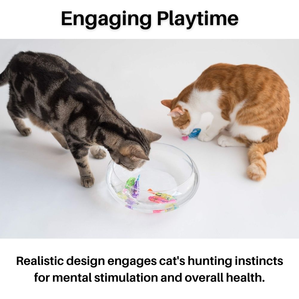 Interactive Swimming Fish Cat Toy | Light-Up Motion Activated Design