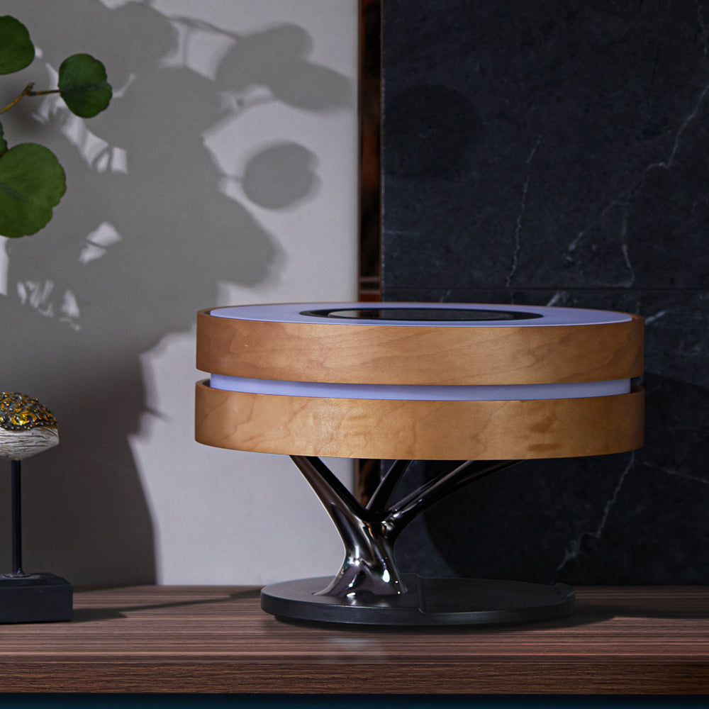 Modern Smart Desk Lamp | LED Speaker With Wireless Charging