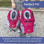 Pet Travel Backpack | Mesh Ventilated Carrier For Small Dogs