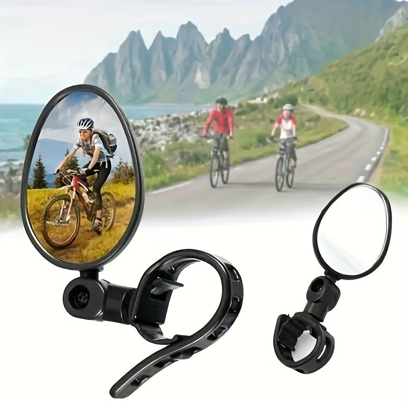 Bicycle Rearview Mirrors | Wide Angle Safety Pack of 2