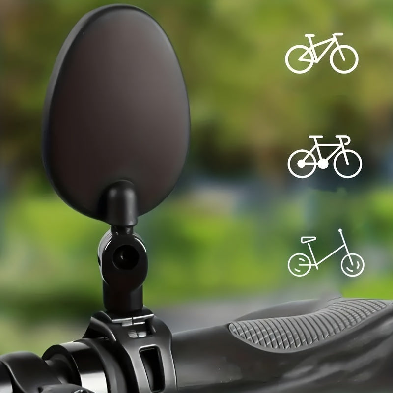Bicycle Rearview Mirrors | Wide Angle Safety Pack of 2
