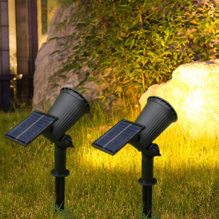 Solar Garden Spotlight | 9-Color LED Adjustable Landscape Light