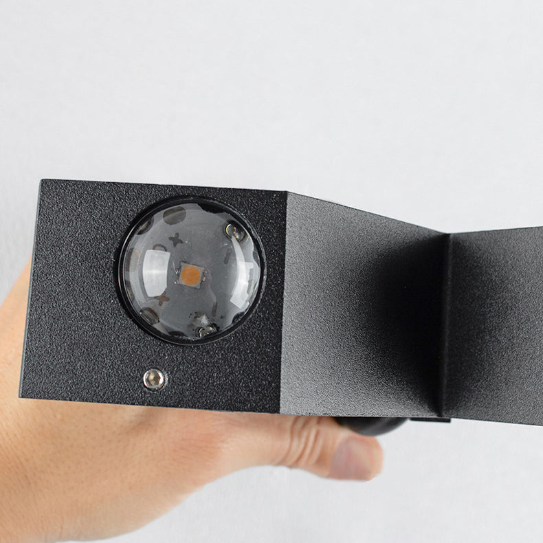 Modern Outdoor Wall Light | X-Shape LED Waterproof Design
