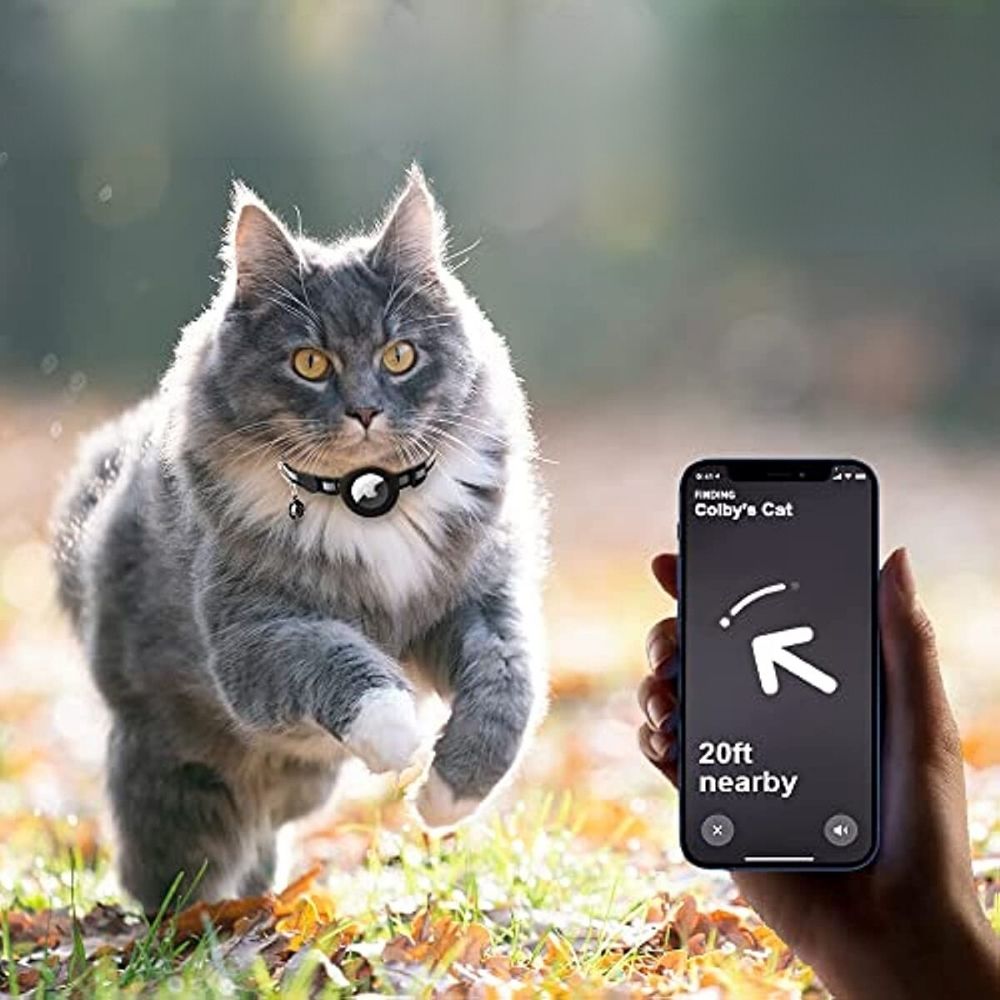 Cat GPS Collar | Reflective Safety Design with Quick Release