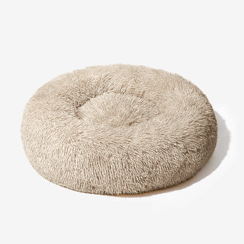 Plush Round Dog Bed | Ergonomic Support for All Breeds