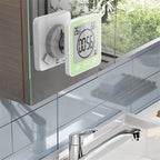 Digital Bathroom Clock | LCD Temperature Humidity Display