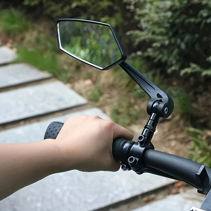 Bicycle Safety Mirrors | 360° Rotatable Universal Design