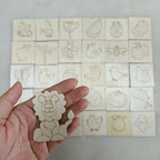 Montessori Drawing Templates | Wooden Educational Art Set