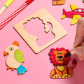 Montessori Drawing Templates | Wooden Educational Art Set