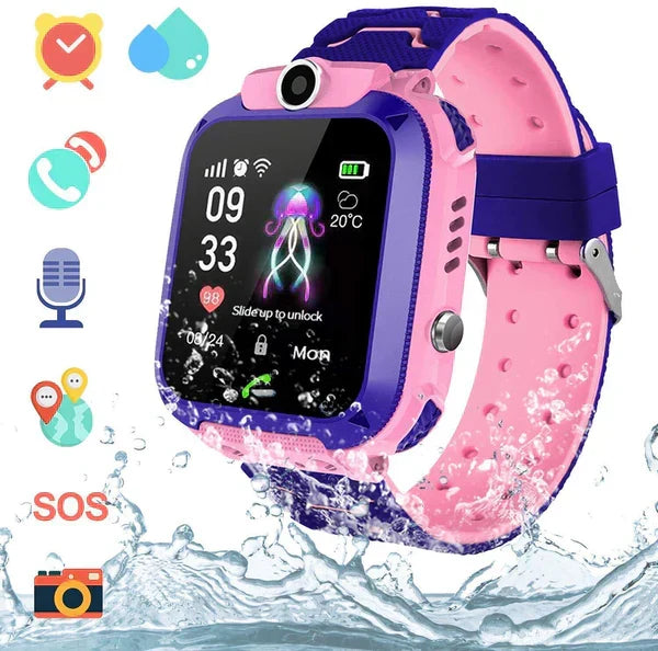 Kids Smart Watch GPS Tracker | Two-Way Communication Safety Device