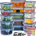 Food Storage Container Set | 24-Piece Leak-Proof System