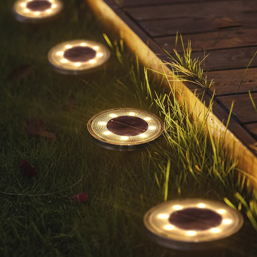 Solar Garden Path Lights | Wireless LED Ground Illumination
