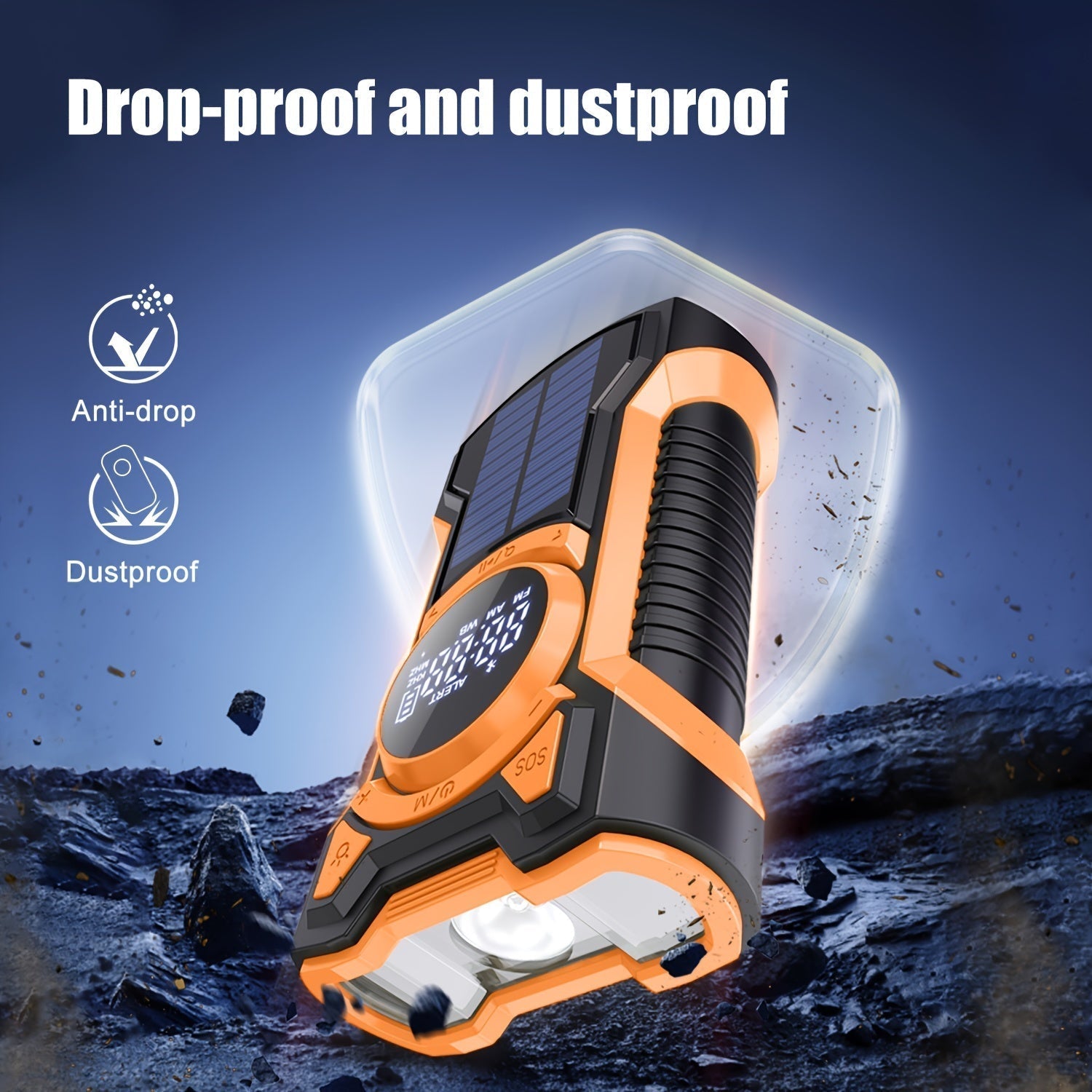 Emergency Radio Kit | Solar Power Bank With NOAA Weather Alerts