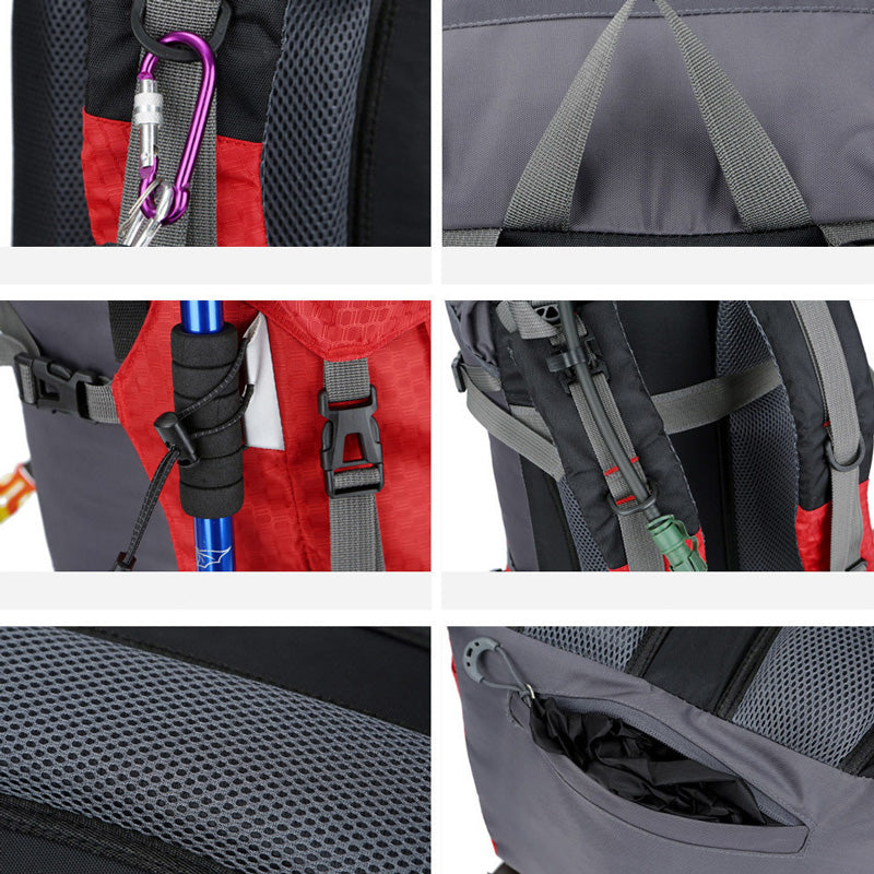 Hiking Backpack 60L | Waterproof Trekking Rucksack With Rain Cover