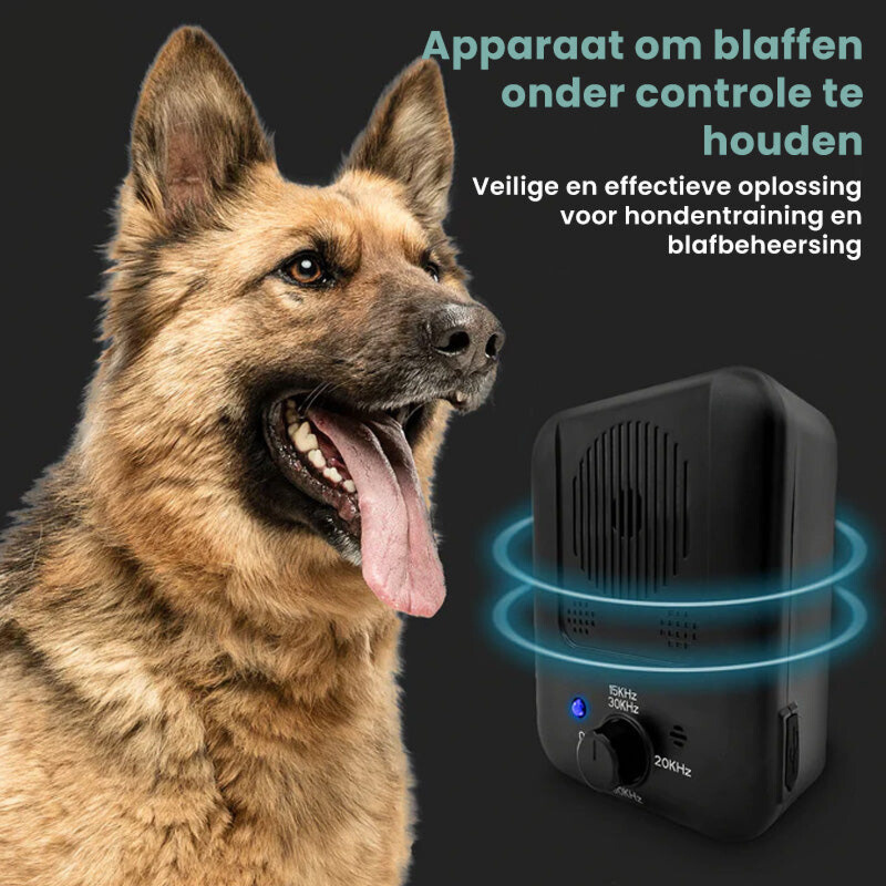 Ultrasonic Dog Bark Control | 15-Meter Range Waterproof Device