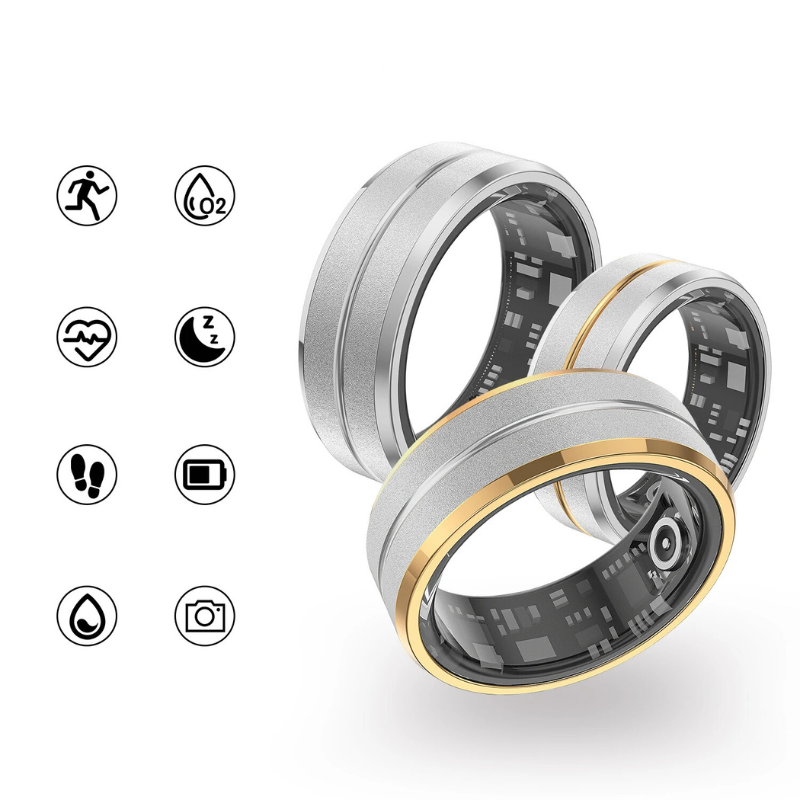 Smart Ring Fitness Tracker | Waterproof Digital Health Monitor