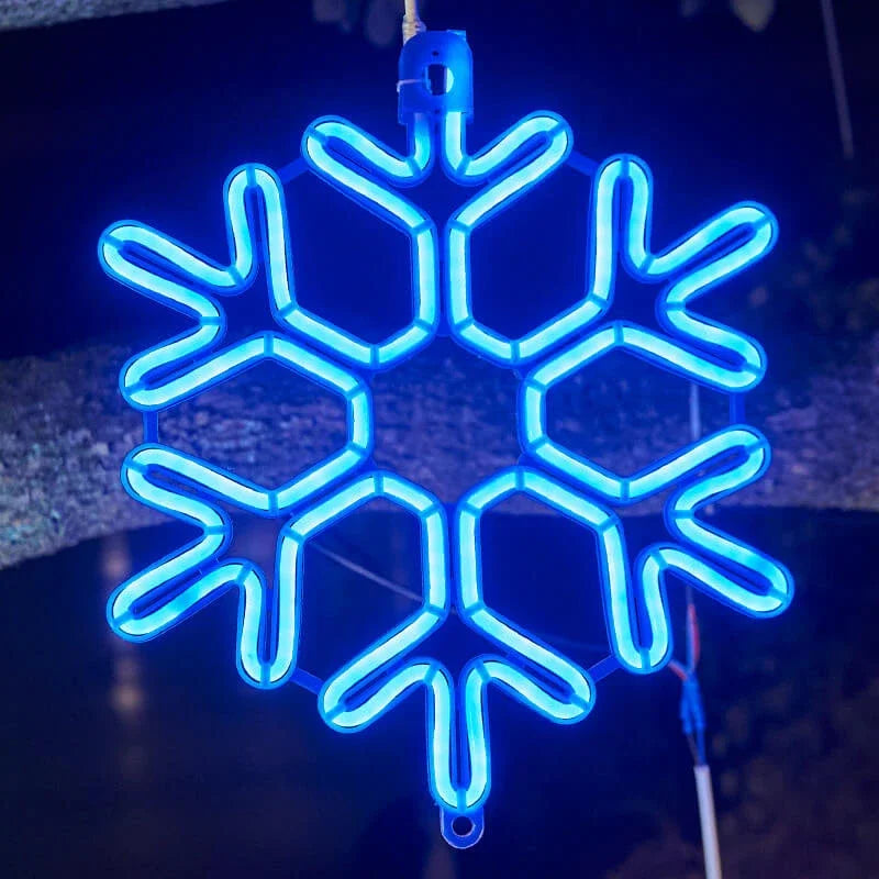 Snowflake LED String Lights | Outdoor Winter Holiday Decor