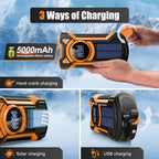 Emergency Radio Kit | Solar Power Bank With NOAA Weather Alerts
