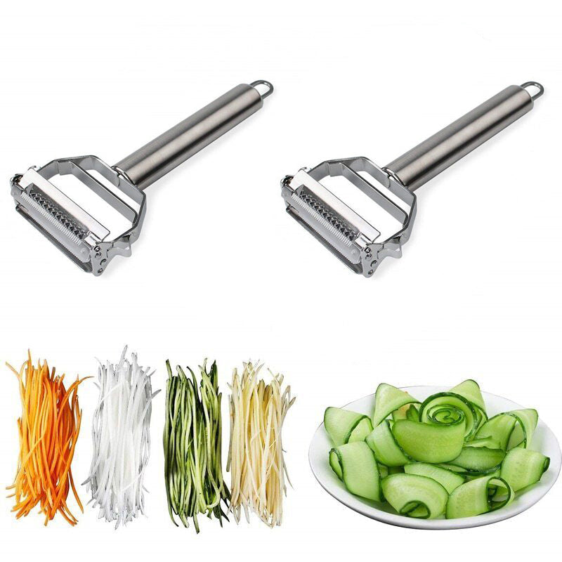 Professional Kitchen Peeler | Dual Blade Stainless Steel Design