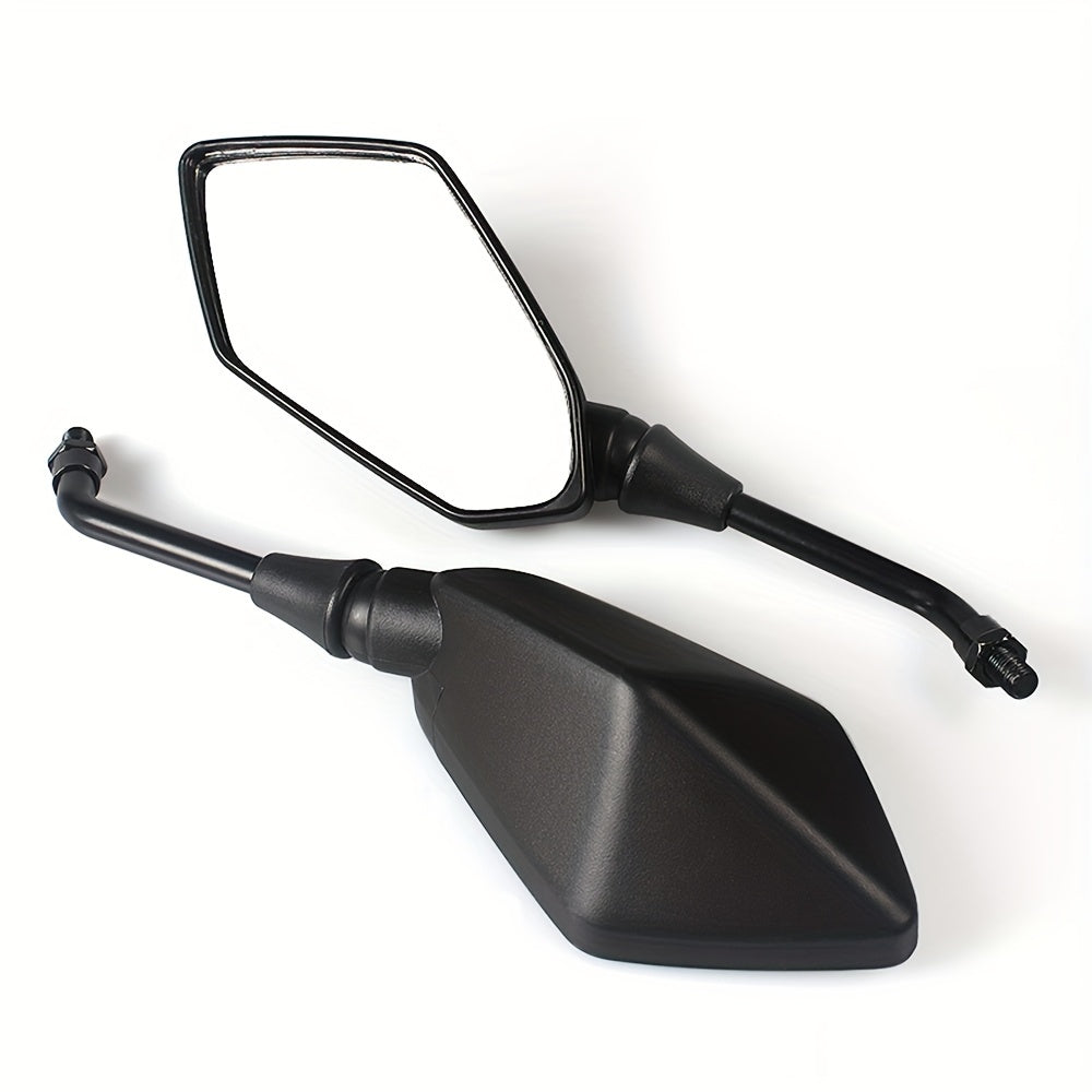 Universal Motorcycle Mirrors | Hexagonal Carbon Fiber Design