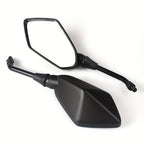 Universal Motorcycle Mirrors | Hexagonal Carbon Fiber Design
