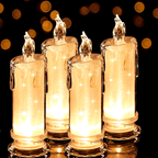 LED Flameless Candles | Warm White Ambient Light Set