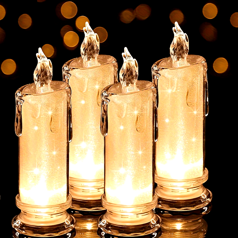 LED Flameless Candles | Warm White Ambient Light Set