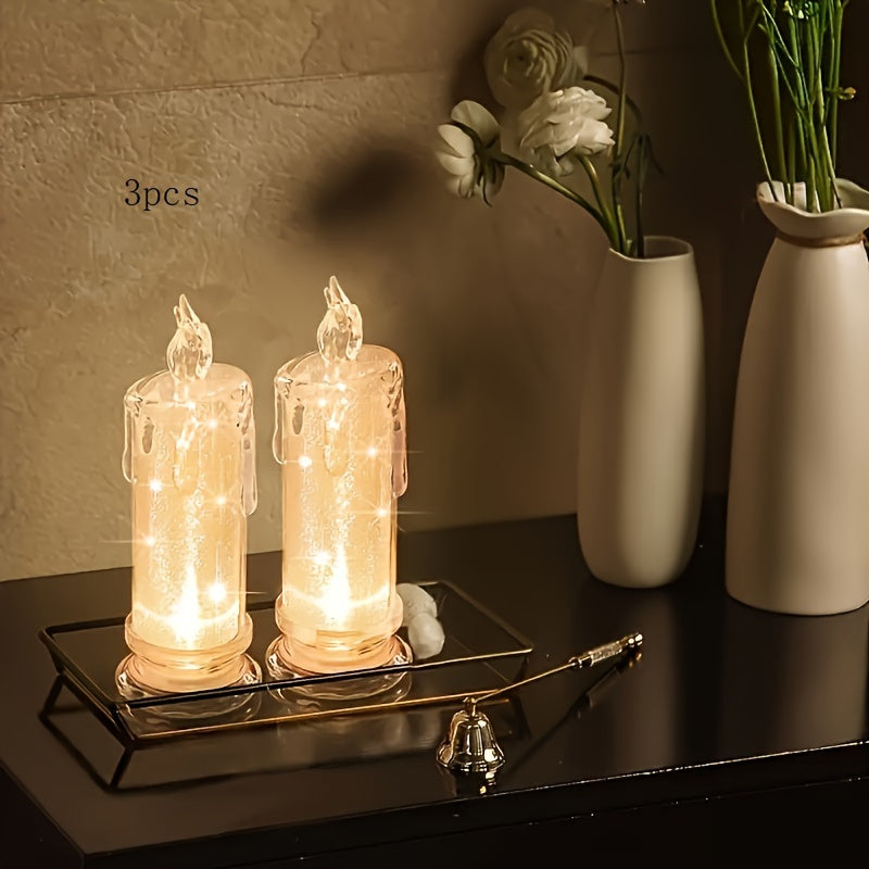 LED Flameless Candles | Warm White Ambient Light Set