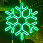 Snowflake LED String Lights | Outdoor Winter Holiday Decor