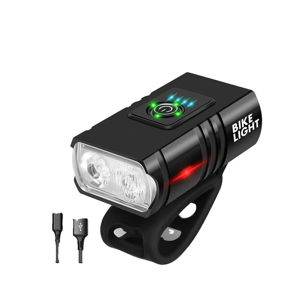 LED Bike Light Set | 1500 Lumens USB Rechargeable Front and Rear