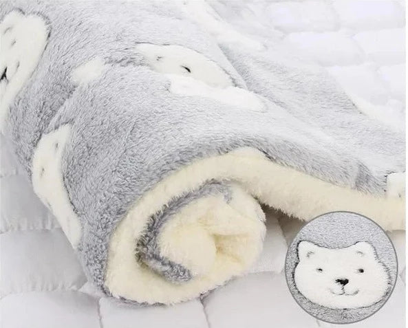 Pet Comfort Blanket | Soft Flannel Star Pattern Design
