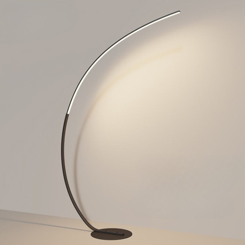 Modern LED Arc Floor Lamp | Minimalist Design with Smart Controls