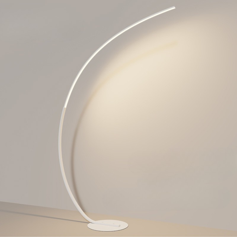 Modern LED Arc Floor Lamp | Minimalist Design with Smart Controls