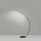 Modern LED Arc Floor Lamp | Minimalist Design with Smart Controls