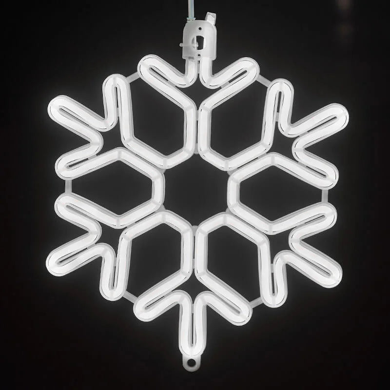 Snowflake LED String Lights | Outdoor Winter Holiday Decor