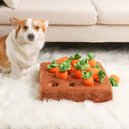 Interactive Dog Puzzle Mat | Carrot Garden Treat Dispenser