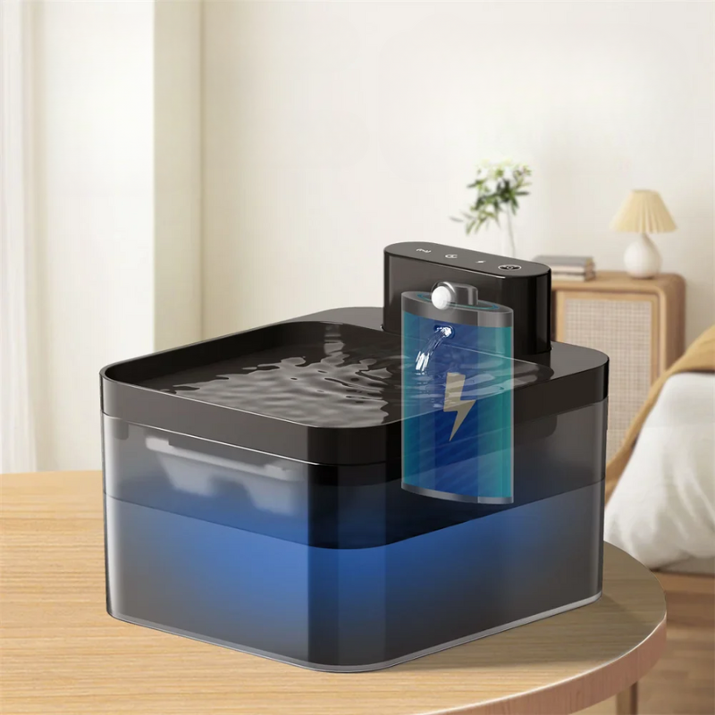 Smart Pet Water Fountain | Motion Sensor Activated Filter System