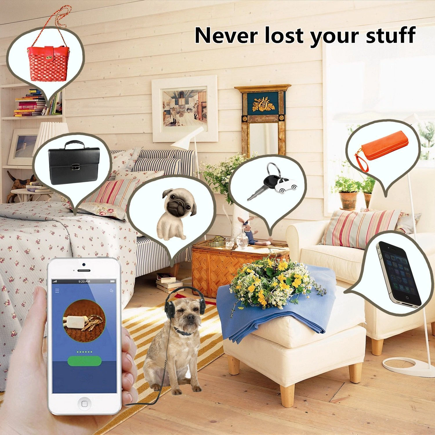 Smart Pet GPS Tracker | Bluetooth Location Device For Collars