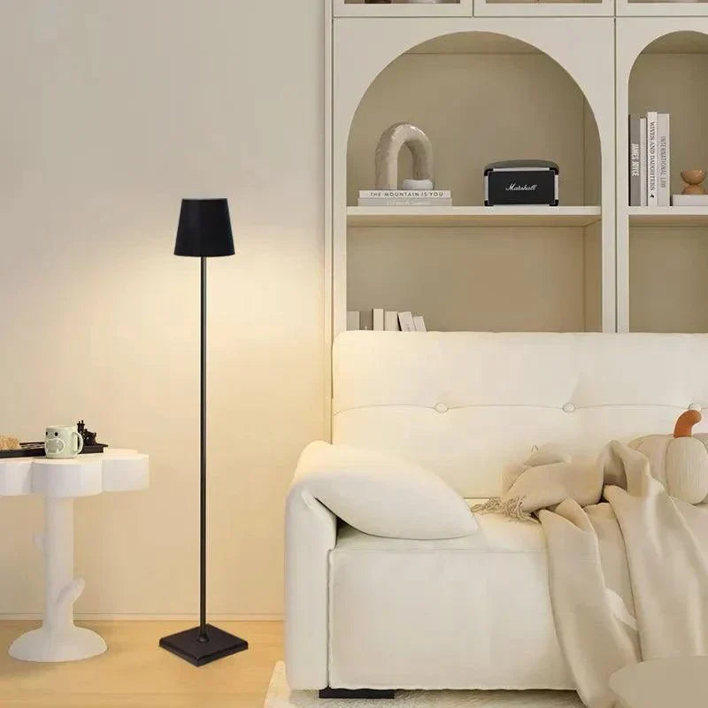 Modern LED Floor Lamp | Rechargeable Aluminum Design