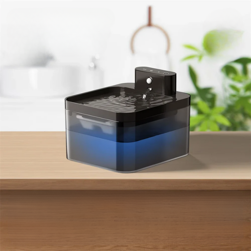 Smart Pet Water Fountain | Motion Sensor Activated Filter System